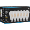 Mexen Vintis 6x LED filament izzó E27, ST64, 4W, Meleg - 2700K, 470 lm, átlátszó - L152-E27-0427-00x06