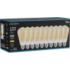 Mexen Vintis 10x LED filament izzó E27, ST64, 4W, Meleg - 2700K, 400 lm, borostyán - L152-E27-0427-50x10