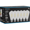 Mexen Vintis 6x LED filament izzó E27, ST64, 4W, Semleges - 4000K, 470 lm, tiszta - L152-E27-0440-00x06