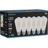 Mexen Vintis 6x filament LED izzó E27, ST64, 6W, Meleg - 2700K, 720 lm, átlátszó - L152-E27-0627-00x06