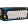 Mexen Vintis 10x Bec LED cu filament E27, ST64, 8W, Caldă - 2700K, 1055 lm, transparent - L152-E27-0827-00x10