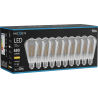 Mexen Vintis 10x Bec cu filament LED E27, ST64, 8W, Caldă - 2700K, 680 lm, fumurie - L152-E27-0827-70x10