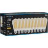 Mexen Vintis 10x Bec LED filament E27, ST64, 10W, Caldă - 2200K, 910 lm, chihlimbar - L152-E27-1022-50x10