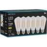Mexen Vintis 6x Bec LED filament E27, ST64, 10W, Caldă - 2700K, 1320 lm, clar - L152-E27-1027-00x06