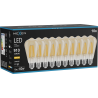 Mexen Vintis 10x LED filament izzó E27, ST64, 10W, Meleg - 2700K, 910 lm, borostyán - L152-E27-1027-50x10