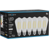 Mexen Vintis 6x Bec LED filament E27, ST64, 10W, Neutru - 4000K, 1320 lm, transparent - L152-E27-1040-00x06