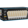Mexen Vintis 10x Bec LED spiral filament E27, ST64, 4W, Caldă - 2200K, 360 lm, chihlimbar - L162-E27-0422-50x10