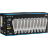 Mexen Vintis 10x LED szál izzó, E27, ST64, 4W, Meleg - 2200K, 220 lm, füstös - L162-E27-0422-70x10