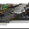Mexen Gaspar chiuvetă granit 1,5-cameră cu scurgător și baterie de bucătărie Rita, negru pătat - 6507-76-670300-50