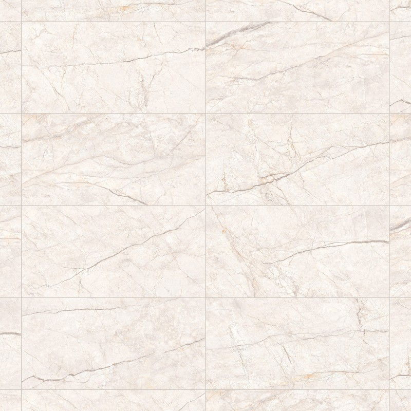 Mexen Leeds Bianco gres glazurat rectificat G1, placa pentru pardoseală și perete 120 x 60 cm, carving - TL410-120-060-00