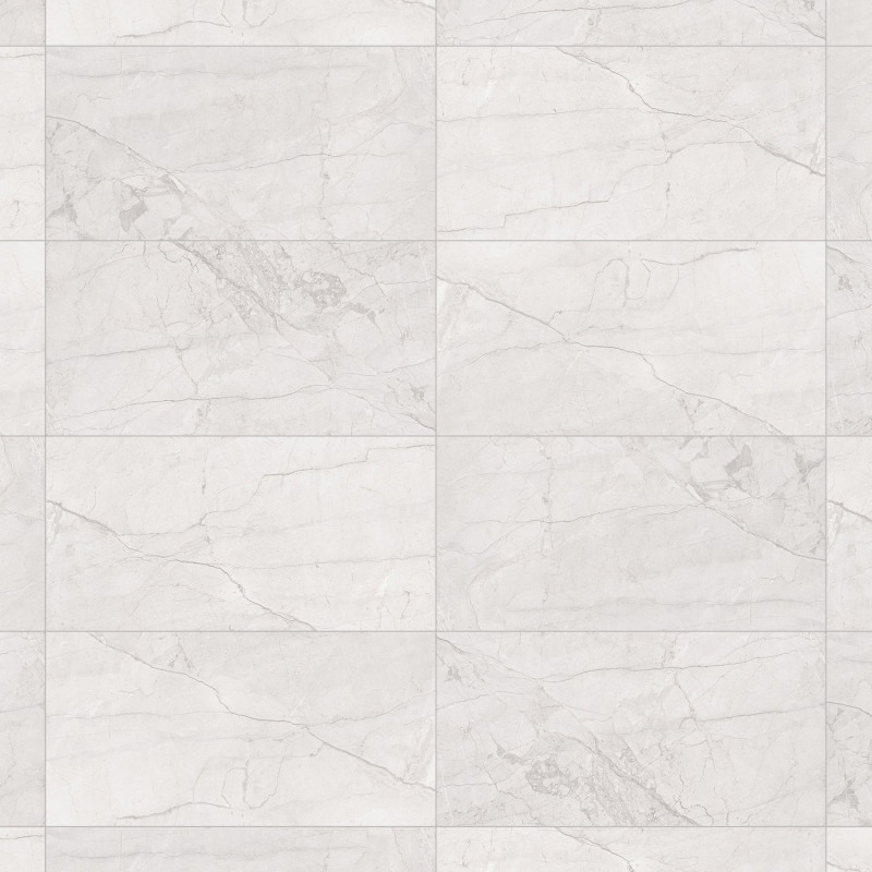 Mexen Morella Bianco fényesre csiszolt gres lap, fal- és padlóburkolat 120 x 60 cm, carving - TL412-120-060-00