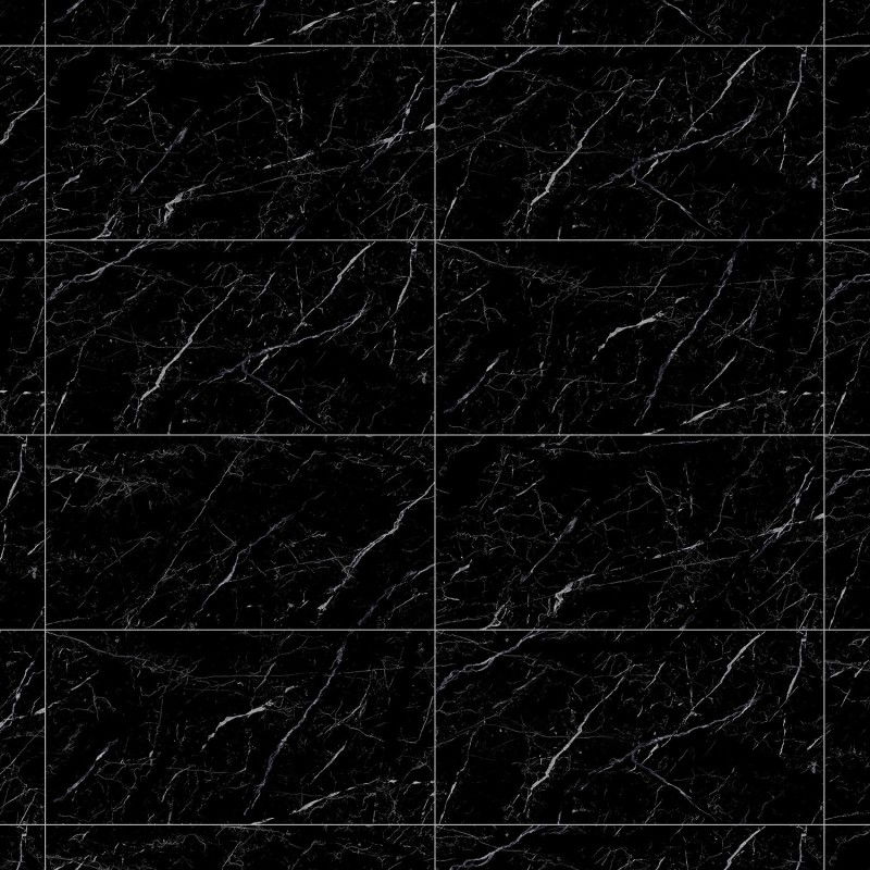 Mexen Simba Black gres glazurat, rectificat. G1, placă de podea şi perete 120 x 60 cm, luciu ridicat - TL210-120-060-00