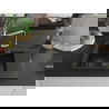 Mexen Gaspar chiuvetă din granit cu 1,5 compartimente, cu scurgător și baterie de bucătărie Rita, negru - 6507-77-670300-50-B