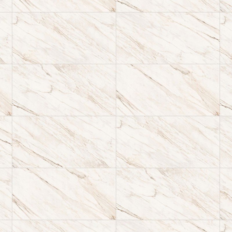 Mexen Angelo White gres glazurat rectificat G1, plăci pentru podea-perete 120 x 60 cm, lucios - TL156-120-060-00