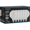 Mexen Vintis 6x Filament LED izzó E27, G125, 8W, Semleges - 4000K, 1055 lm, átlátszó - L158-E27-0840-00x06