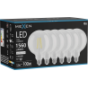 Mexen Vintis 6x Bec filament LED E27, G125, 12W, Neutru - 4000K, 1560 lm, clar - L158-E27-1240-00x06