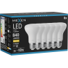 Mexen Nova 6x Bec LED E27, R63, 8W, Caldă - 3000K, 840 lm - L104-E27-0830-01x06