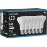 Mexen Nova 6x Bec LED E27, R63, 8W, Neutru - 4000K, 840 lm - L104-E27-0840-01x06