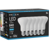 Mexen Nova 6x Bec LED E27, R63, 8W, Rece - 6500K, 840 lm - L104-E27-0865-01x06