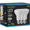 Mexen Nova 3x Bec LED E27, R63, 10W, Neutră - 4000K, 1055 lm - L104-E27-1040-01x03