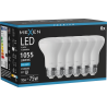 Mexen Nova 6x Bec LED E27, R63, 10W, Rece - 6500K, 1055 lm - L104-E27-1065-01x06