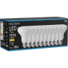 Mexen Nova 10x LED izzó E27, R80, 15W, Meleg - 3000K, 1575 lm - L105-E27-1530-01x10