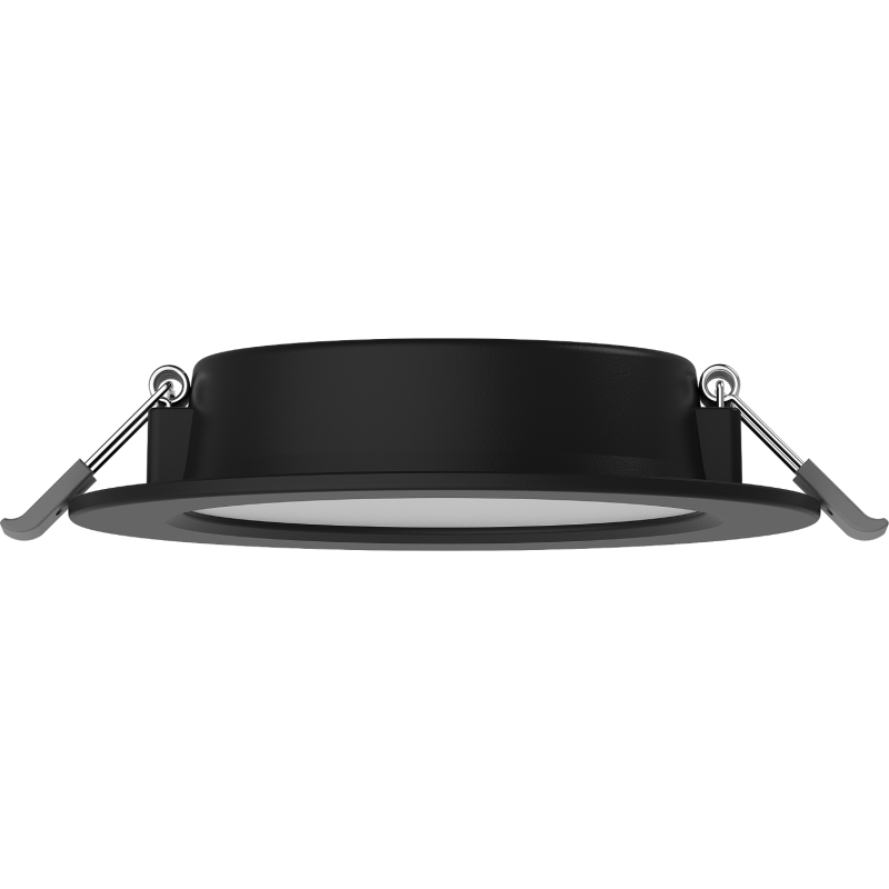 Mexen LDRR LED süllyesztett mennyezeti panel, fi 12 cm, 6W, Semleges - 4000K, 390 lm, fekete - L210-012-0640-70