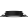 Mexen LDRR LED süllyesztett mennyezeti panel, fi 12 cm, 6W, Semleges - 4000K, 390 lm, fekete - L210-012-0640-70