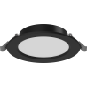 Mexen LDRR panou plafonieră LED încastrată fi 12 cm, 6W, Neutru - 4000K, 390 lm, negru - L210-012-0640-70