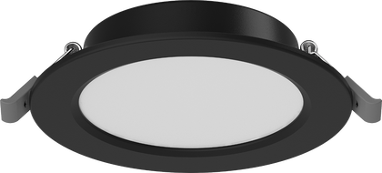 Mexen LDRR LED süllyesztett mennyezeti panel, fi 12 cm, 6W, Semleges - 4000K, 390 lm, fekete - L210-012-0640-70