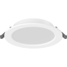 Mexen LDRR süllyesztett LED mennyezeti panel lámpa, 14 cm átmérőjű, 9W, Semleges - 4000K, 990 lm, fehér