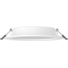 Mexen LDRR süllyesztett LED mennyezeti panel lámpa, 14 cm átmérőjű, 9W, Semleges - 4000K, 990 lm, fehér