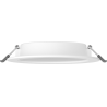Mexen LDRR panou tavan downlight LED încastrat fi 14 cm, 9W, Rece - 6500K, 990 lm, alb - L210-014-0965-20