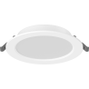 Mexen LDRR panou tavan downlight LED încastrat fi 14 cm, 9W, Rece - 6500K, 990 lm, alb - L210-014-0965-20