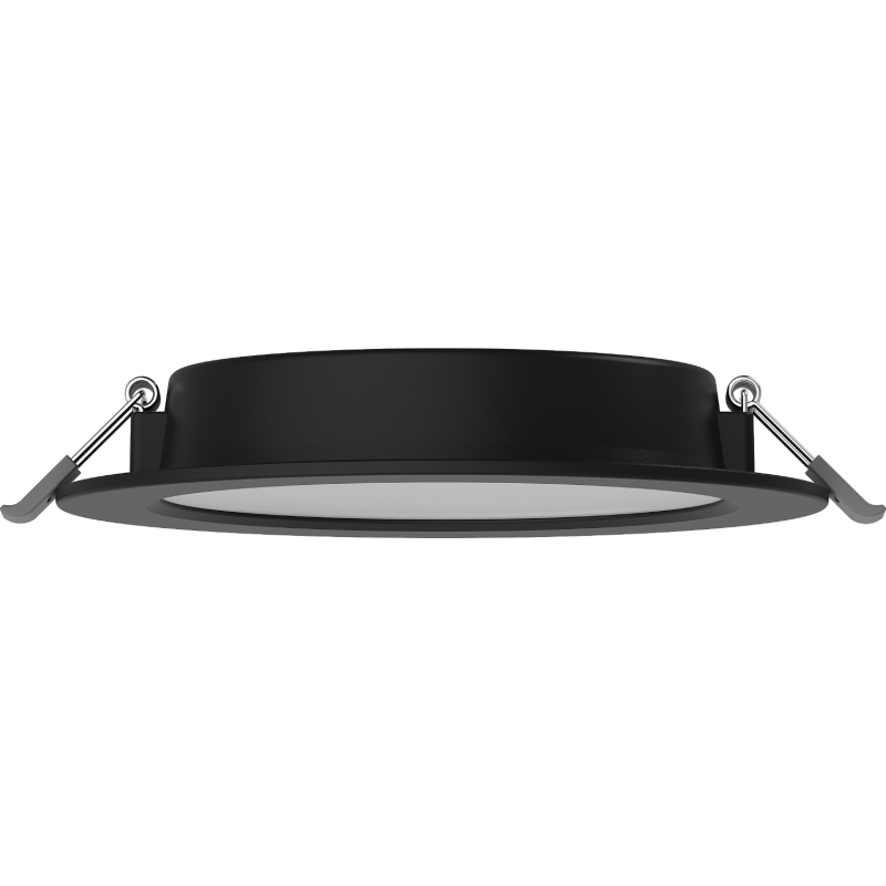 Mexen LDRR panel de tavan incastrat LED rotund 14 cm, 9W, Rece - 6500K, 720 lm, negru - L210-014-0965-70