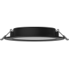 Mexen LDRR panel de tavan incastrat LED rotund 14 cm, 9W, Rece - 6500K, 720 lm, negru - L210-014-0965-70