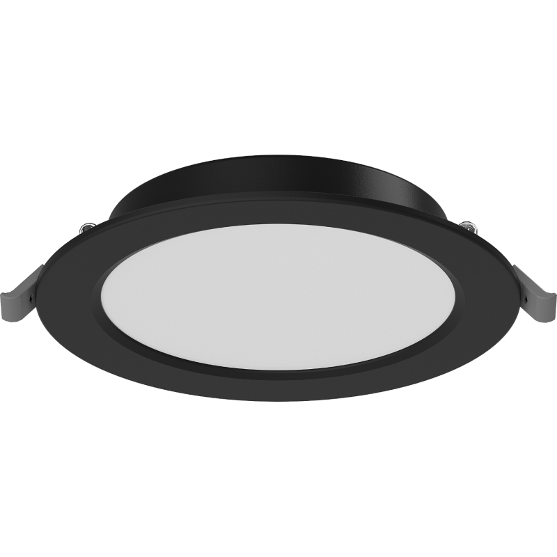 Mexen LDRR panel de tavan incastrat LED rotund 14 cm, 9W, Rece - 6500K, 720 lm, negru - L210-014-0965-70
