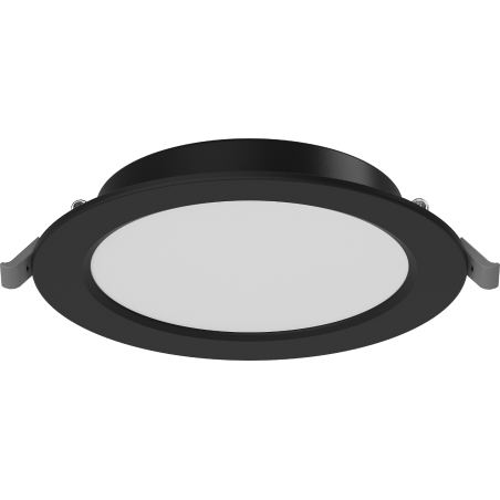 Mexen LDRR panel de tavan incastrat LED rotund 14 cm, 9W, Rece - 6500K, 720 lm, negru - L210-014-0965-70