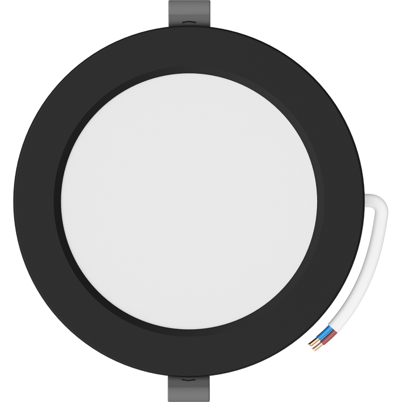 Mexen LDRR panel de tavan incastrat LED rotund 14 cm, 9W, Rece - 6500K, 720 lm, negru - L210-014-0965-70