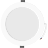 Mexen LDRR süllyesztett LED-es mennyezeti panel világítótest, 17 cm átmérő, 12W, semleges - 4000K, 1320 lm, fehér