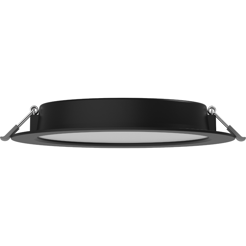 Mexen LDRR LED süllyesztett fali panel, 17 cm, 12W, Semleges - 4000K, 900 lm, fekete - L210-017-1240-70