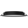 Mexen LDRR panou plafonieră LED încastrat fi 17 cm, 12W, Neutru - 4000K, 900 lm, negru - L210-017-1240-70