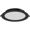Mexen LDRR LED süllyesztett fali panel, 17 cm, 12W, Semleges - 4000K, 900 lm, fekete - L210-017-1240-70