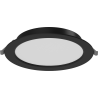 Mexen LDRR panou plafonieră LED încastrat fi 17 cm, 12W, Neutru - 4000K, 900 lm, negru - L210-017-1240-70