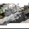 Mexen Gaspar chiuvetă de granit 1,5 camere cu picurător și baterie de bucătărie Rita, negru - 6507-77-670300-70