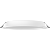 Mexen LDRR panou plafon incandescent LED încastrat fi 22 cm, 18W, Neutru - 4000K, 1980 lm, alb - L210-022-1840-20