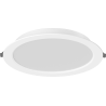 Mexen LDRR mennyezeti LED süllyesztett panel downlight, 22 cm átmérő, 18W, Semleges - 4000K, 1980 lm, fehér