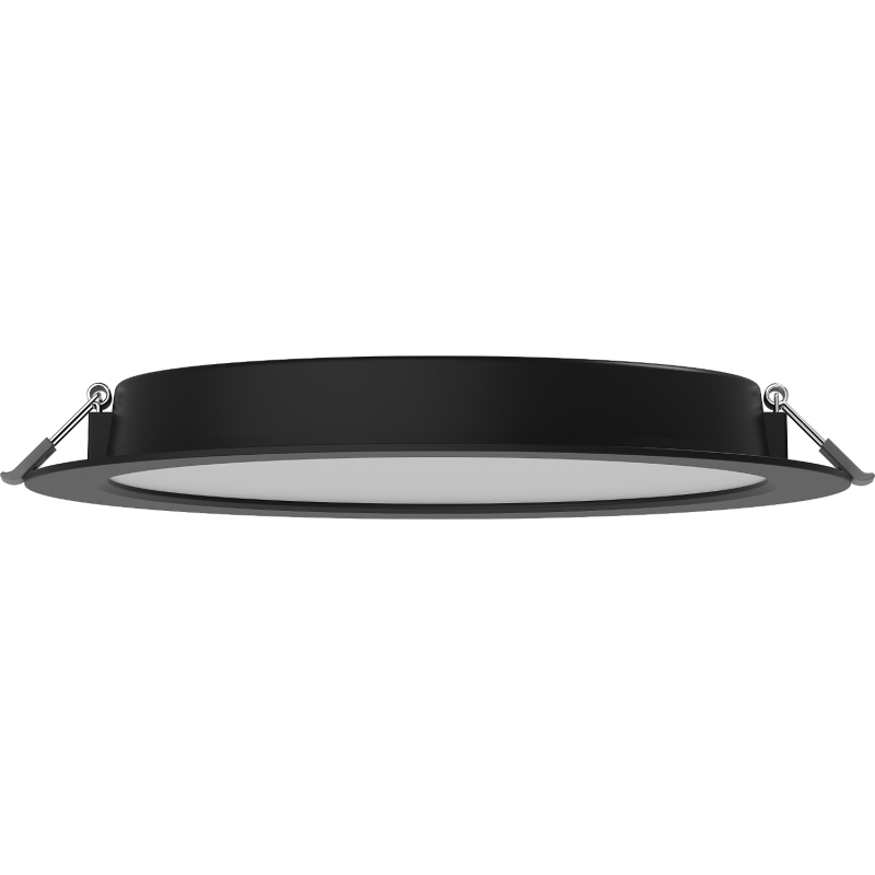 Mexen LDRR panou tavan LED downlight îngropat fi 22 cm, 18W, Neutru - 4000K, 1440 lm, negru - L210-022-1840-70