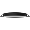 Mexen LDRR süllyesztett LED downlight mennyezeti panel, 22 cm átmérőjű, 18W, Semleges - 4000K, 1440 lm, fekete