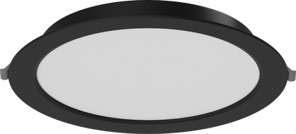 Mexen LDRR mennyezeti LED süllyesztett downlight panel, kör Ø 22 cm, 18W, Hideg - 6500K, 1440 lm, fekete - L210-022-1865-70